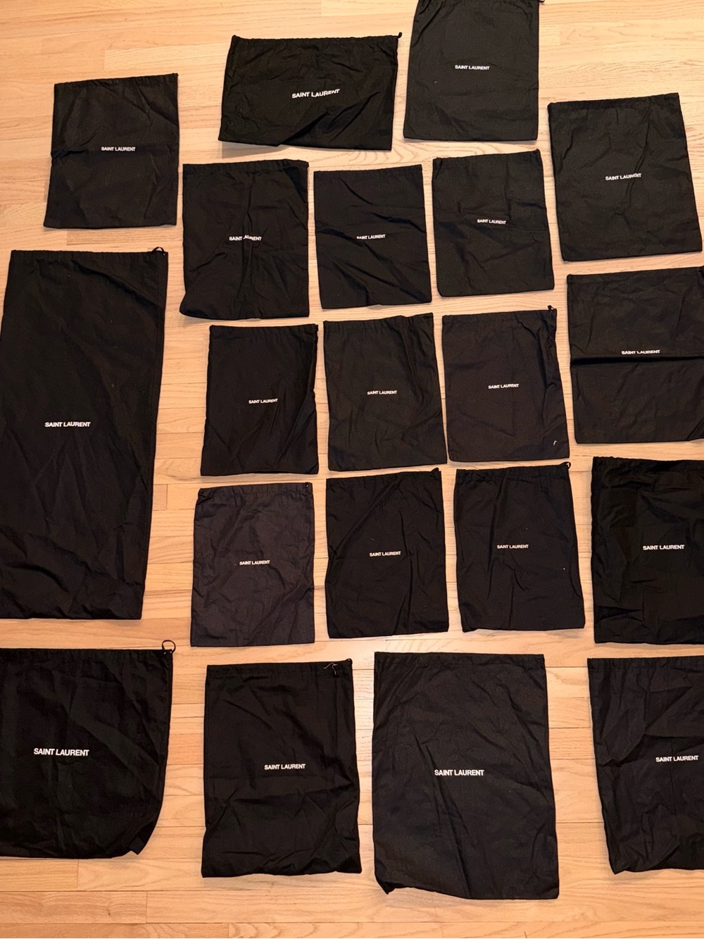 20 count Saint Laurent AUTHENTIC Dust Bag bundle